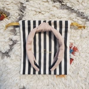 NWT Lele Sadoughi | Nectar Linen Knotted Headband